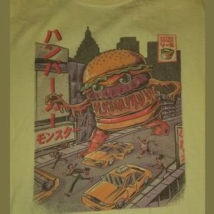 Boys t shirts hamburger attack!! Size M